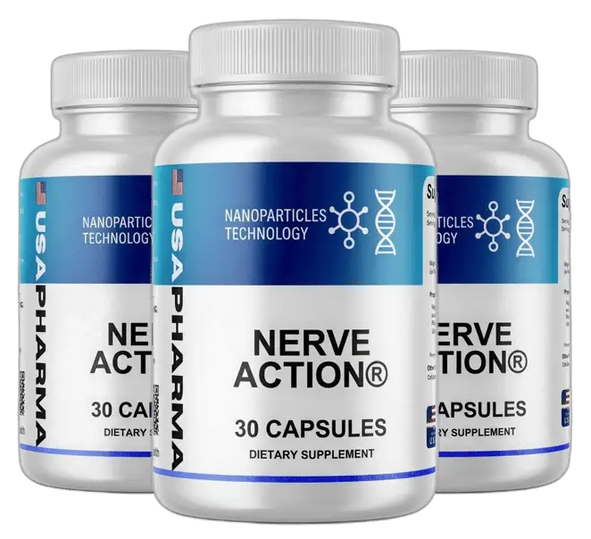NerveAction capsule supplement bottle